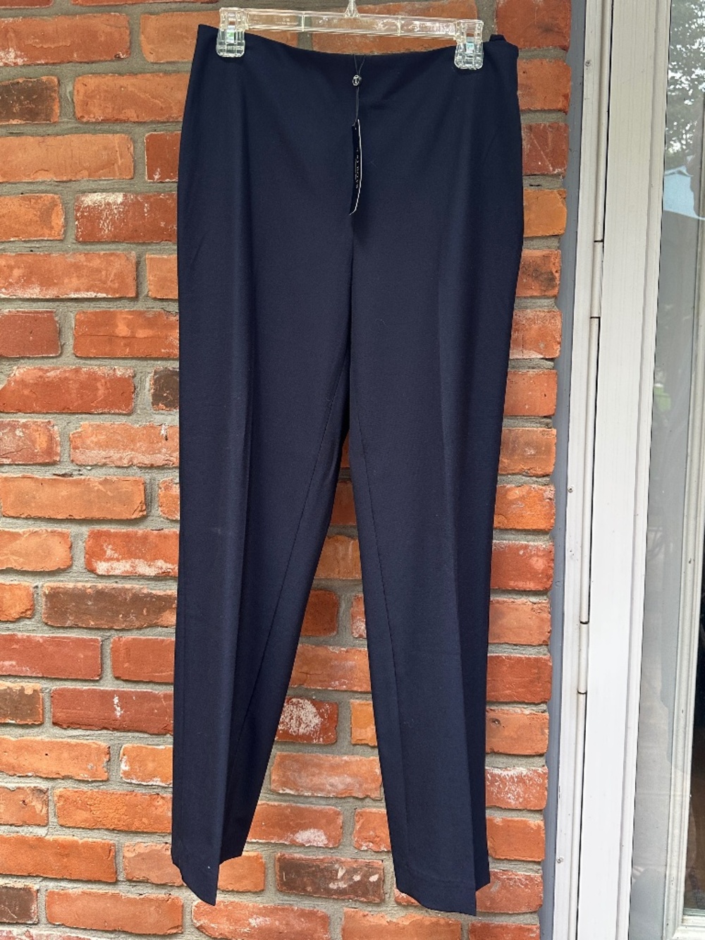 NWT Talbots Classic Side Zip Slim Pants ~ Navy ~ 6
